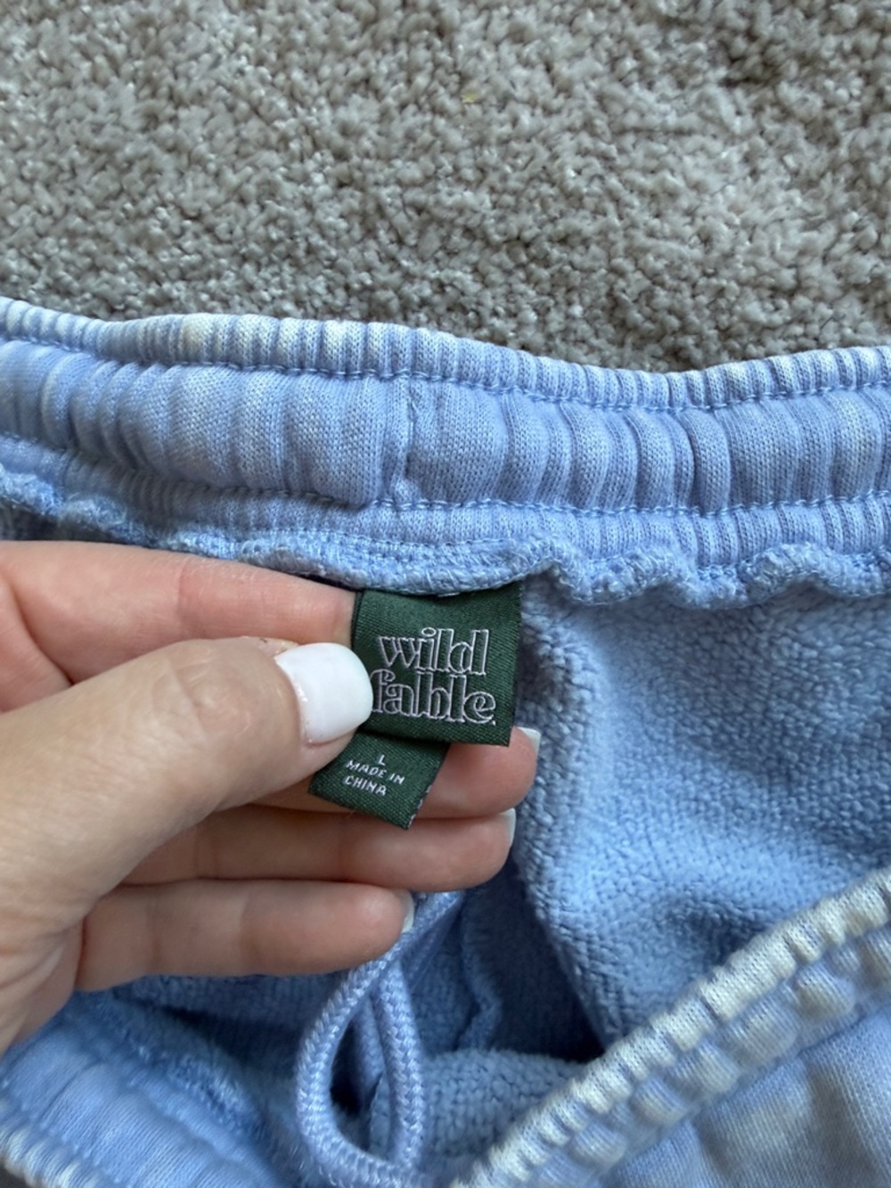 NEW- Wild Fable Women’s Low Rise California Blue Sweatpants - Picture 6 of 11
